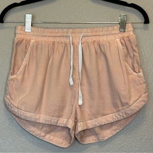 Billabong Peach Drawstring Lounge Shorts